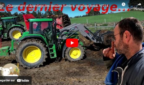 Agnelage, chargement et épandage des fumiers