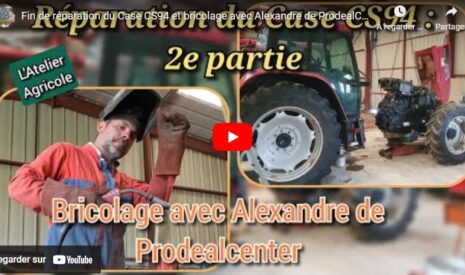 Fin de réparation du Case CS94