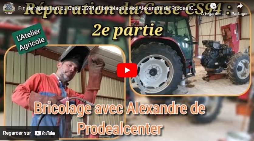 Fin de réparation du Case CS94