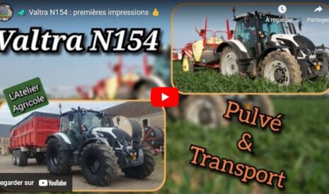 Valtra N154 : premières impressions
