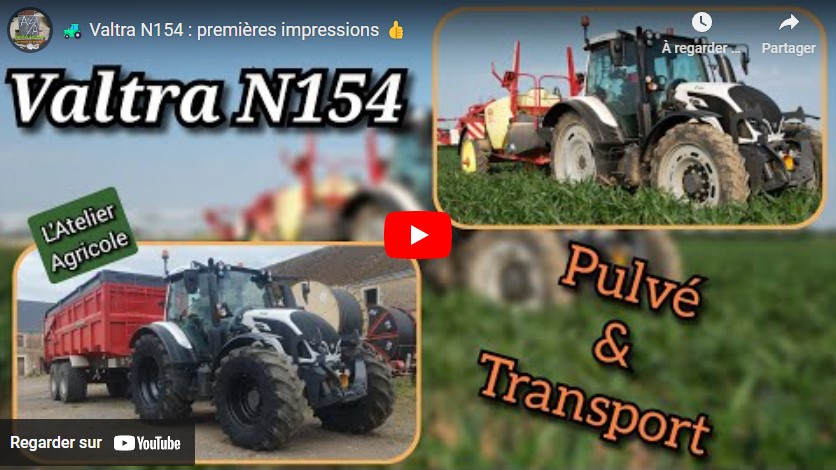 Valtra N154 : premières impressions