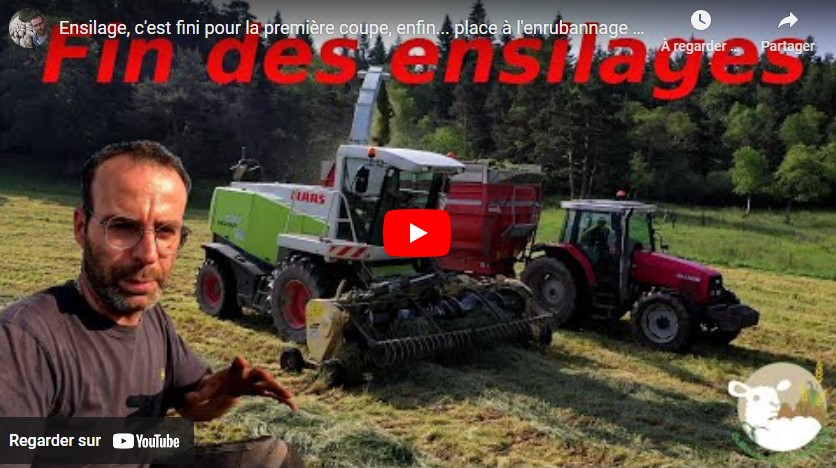 Travaux agricoles : Ensilage, enrubannage et nouveau materiel à la ferme