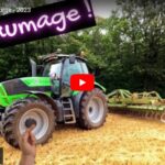 Déchaumage d'orge