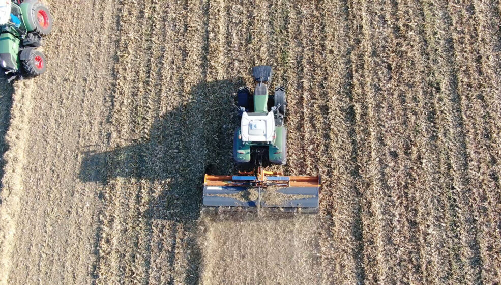 Nouveau broyeur LAND/P BioG 600 conçu pour récolter les résidus de végétaux pour une utilisation dans les méthaniseurs