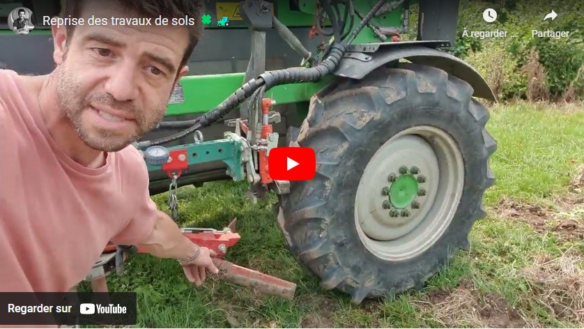 Reprise des travaux de sols dans les vignes