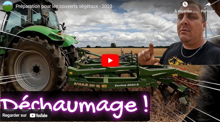 Préparation pour les couverts végétaux