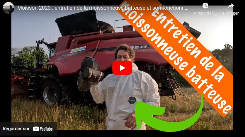 Moisson 2023 : entretien de la moissonneuse batteuse et son fonctionnement