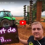 Déchaumage des parcelles avant de semer