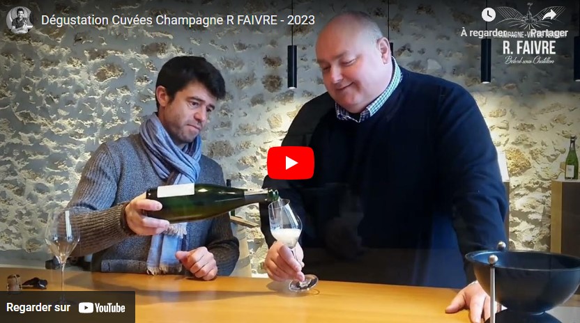 Dégustation Cuvées Champagne R FAIVRE – 2023