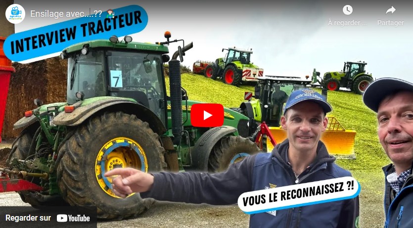 Tour en ensilage avec Charles-Henri
