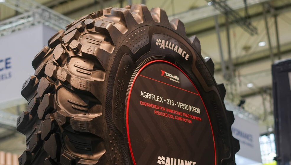 Yokohama Off-Highway Tires (YOHT) présente le nouveau pneu Alliance Agriflex+ 373