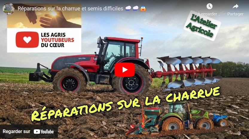 Réparation de la charrue et conditions difficiles pour les semis !