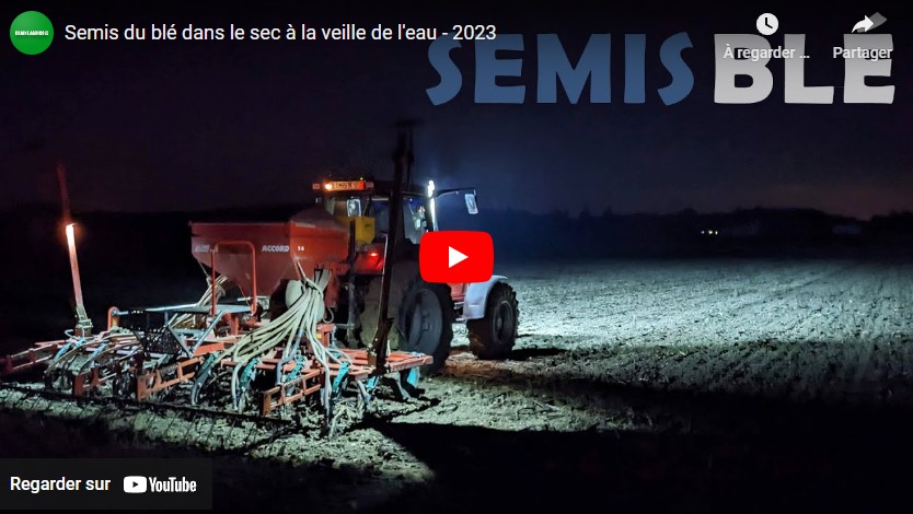 Semis du blé avant la pluie !