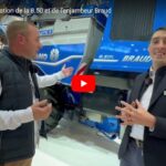 Présentation d'une machine à vendanger : 8.50L BRAUD