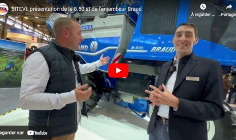 Présentation d&rsquo;une machine à vendanger : 8.50L BRAUD