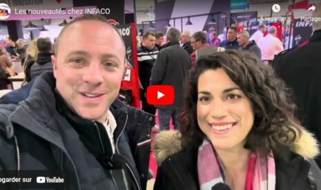 Présentation des nouveautés sur le stand INFACO