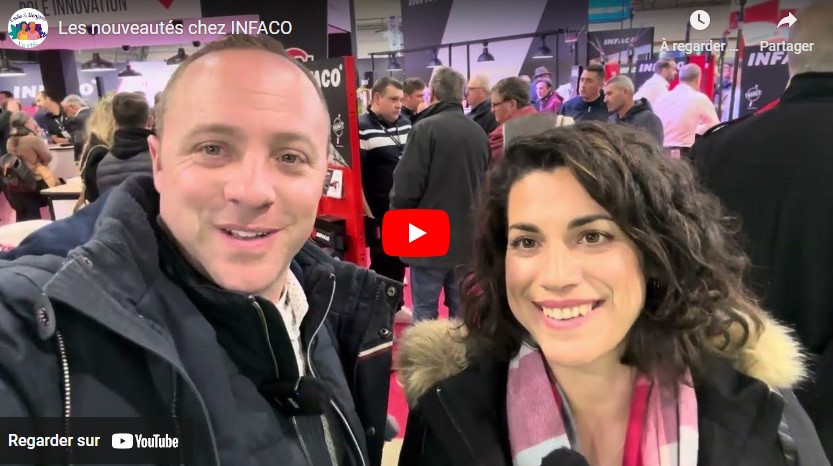 Présentation des nouveautés sur le stand INFACO