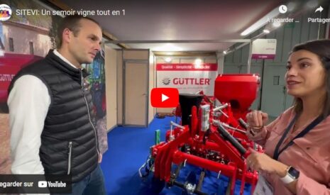 Un semoir de vignes tout en 1