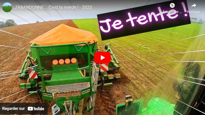 Terminer les semis de blé