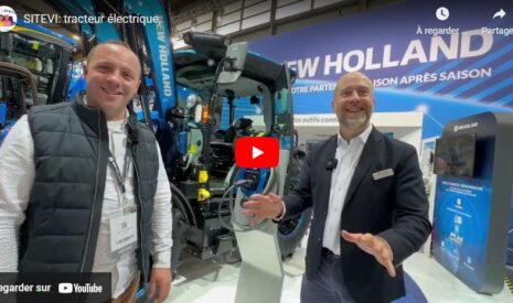Tracteur électrique New Holland