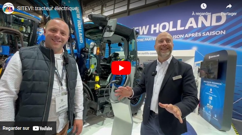 Tracteur électrique New Holland