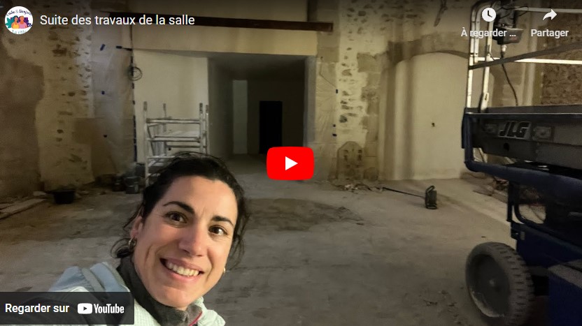 Suite des travaux au domaine