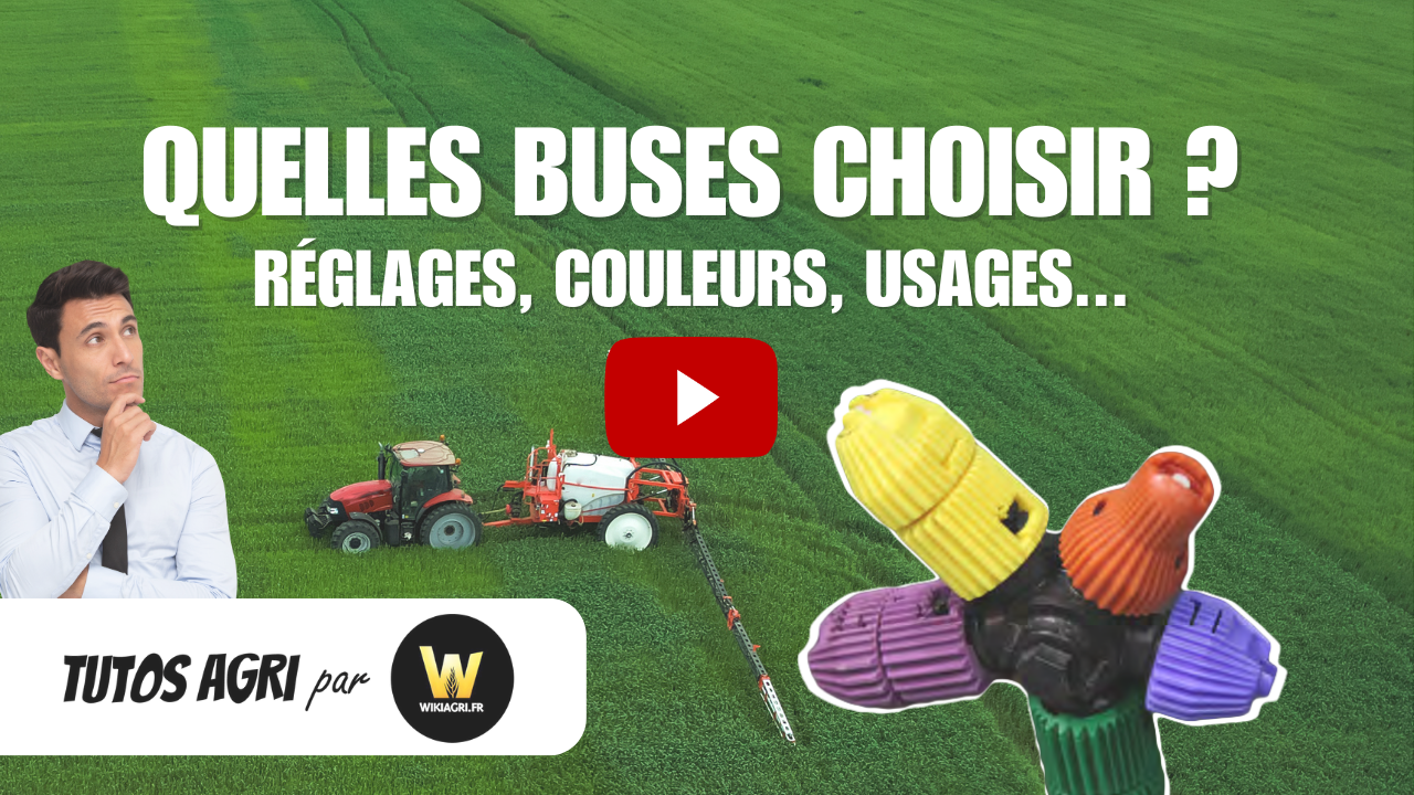 Comment choisir ses buses de pulvérisateur ? Réglage, couleur, type de buses, usages ?