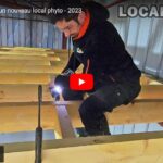 Travaux à la ferme : local phyto