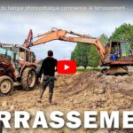 Début de la construction du hangar photovoltaïque