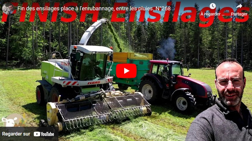 Fin des ensilages, place à l&rsquo;enrubannage