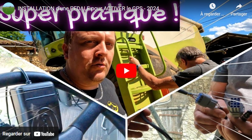 INSTALLATION d&rsquo;une PÉDALE pour ACTIVER le GPS