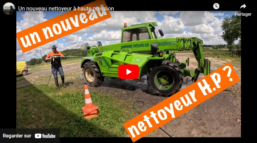 Test d&rsquo;un nouveau nettoyeur haute pression