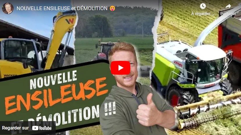Nouvelle ensileuse sur la ferme !