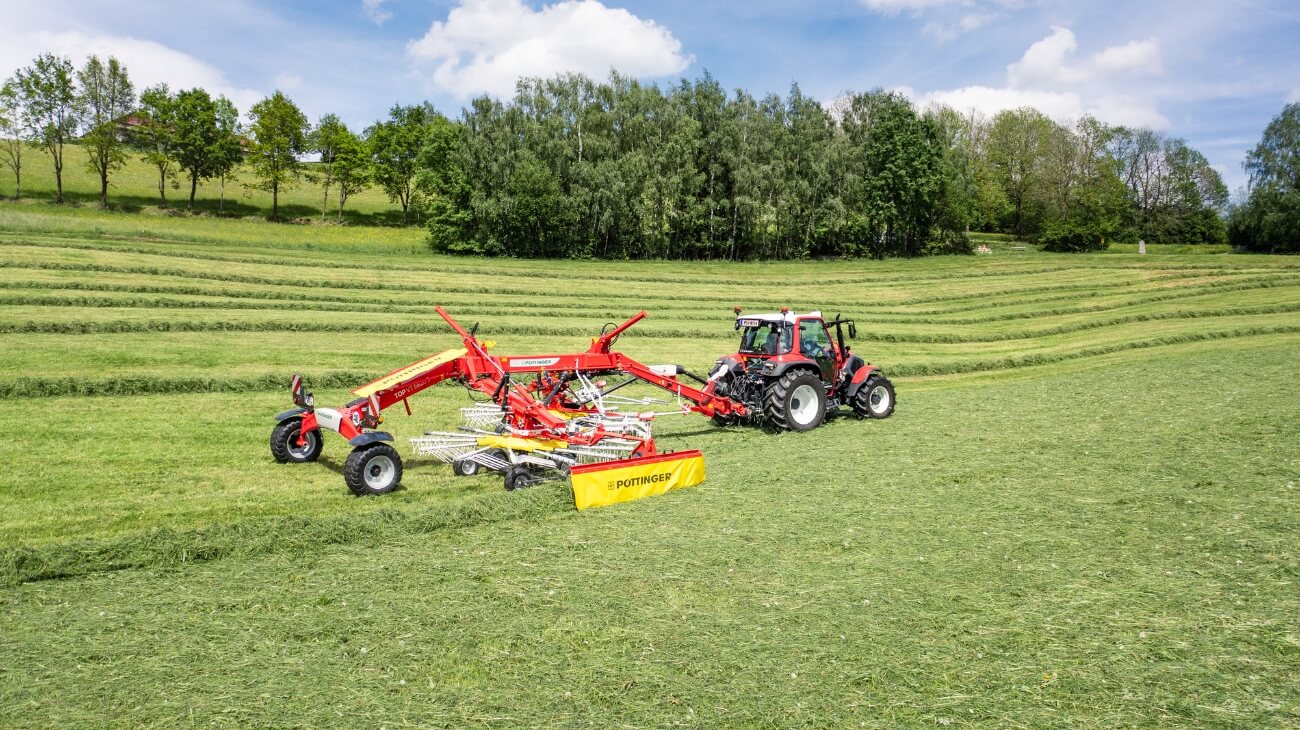 TOP VT 6820 S et TOP VT 7620 S : les nouveaux andaineurs double rotors affichent les meilleurs résultats