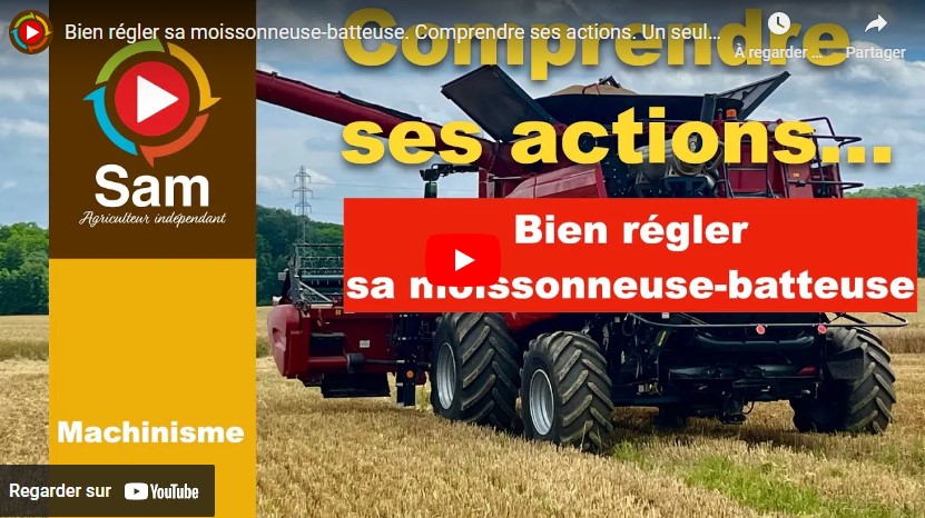 Bien régler sa moissonneuse-batteuse