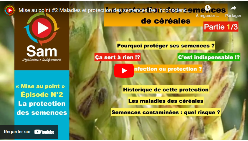 Maladies et protection des semences. De l&rsquo;inconscience à la conscience ? 