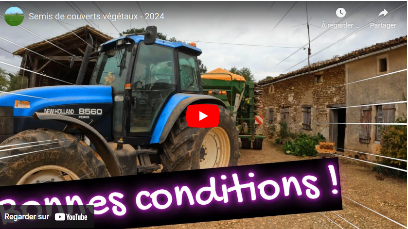 Semis de couverts végétaux – 2024