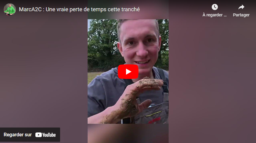 Une vraie perte de temps cette tranchée