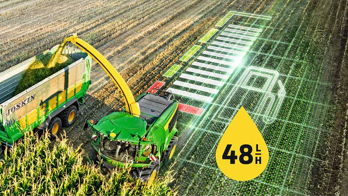 John Deere lance le programme « Fuel Guarantee » pour son modèle d’ensileuse 8600