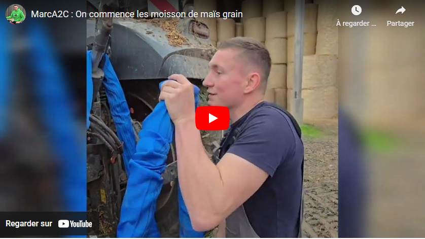 MarcA2C : On commence les moissons de maïs grain