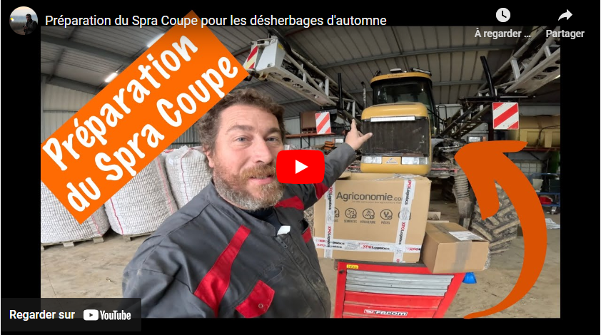 Préparation du Spra Coupe pour les désherbages d&rsquo;automne