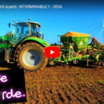 Semis de blé petit-à-petit. INTERMINABLE !! - 2024