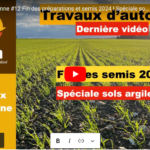 Travaux d'automne #12 Fin des préparations et semis 2024 !