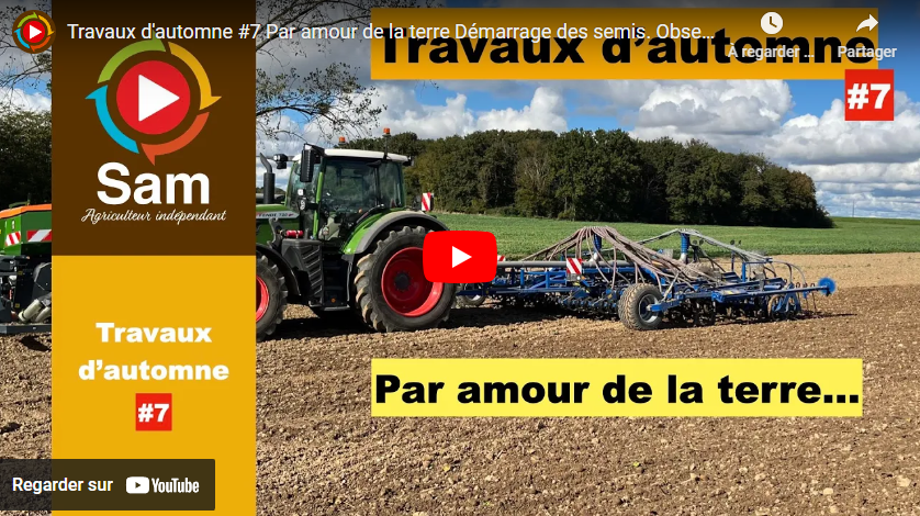 Travaux d&rsquo;automne #7 Par amour de la terre Démarrage des semis. Observations, patience, adaptabilité