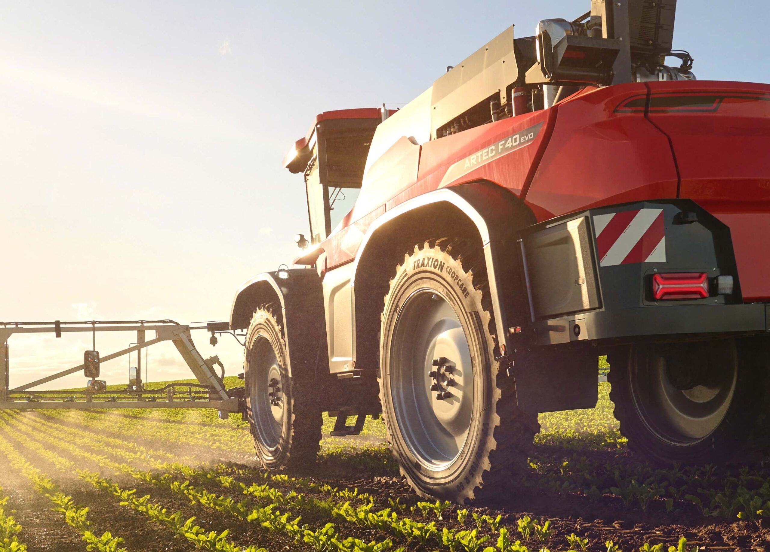 30 % de stabilité en plus avec le nouveau pneu Vredestein Traxion CropCare pour pulvérisateurs