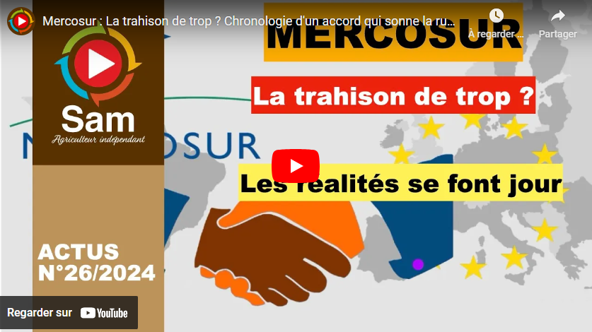 Mercosur : La trahison de trop ?