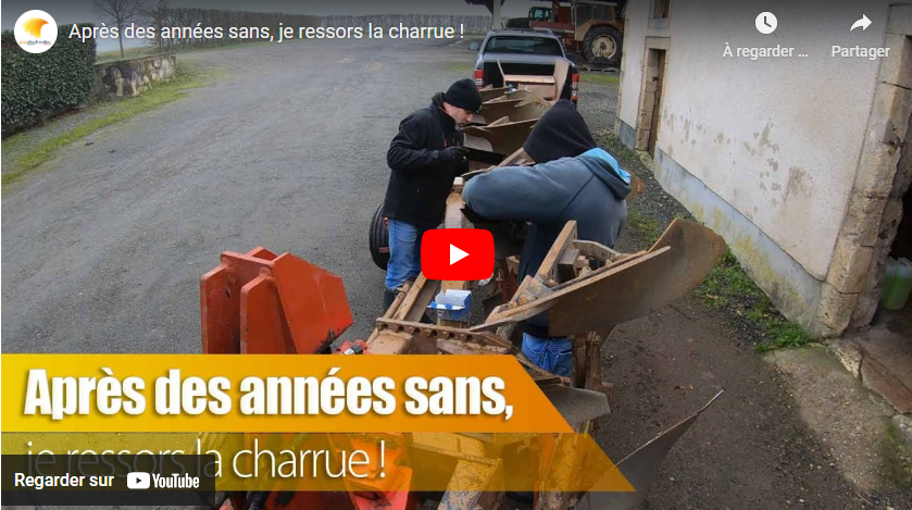 Après des années sans, je ressors la charrue !