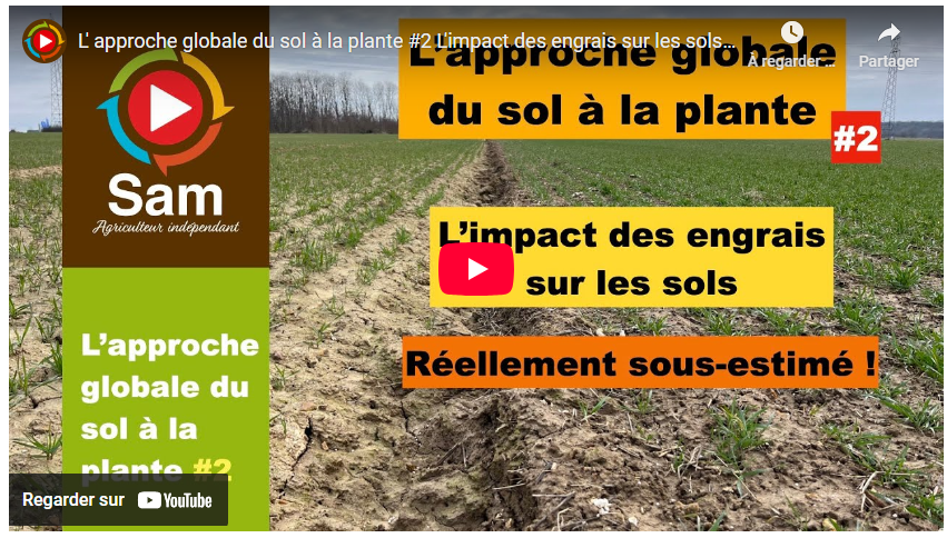 L&rsquo; approche globale du sol à la plante #2 L&rsquo;impact des engrais sur les sols. Essais et démonstration