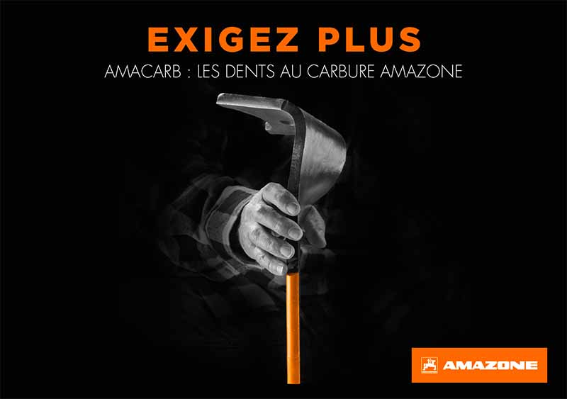 AMACARB : Une nouvelle gamme de pièces au carbure lancée par AMAZONE pour le cultivateur rotatif Cultimix