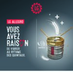 Orge LG ALLEGRO homologuée en brasserie